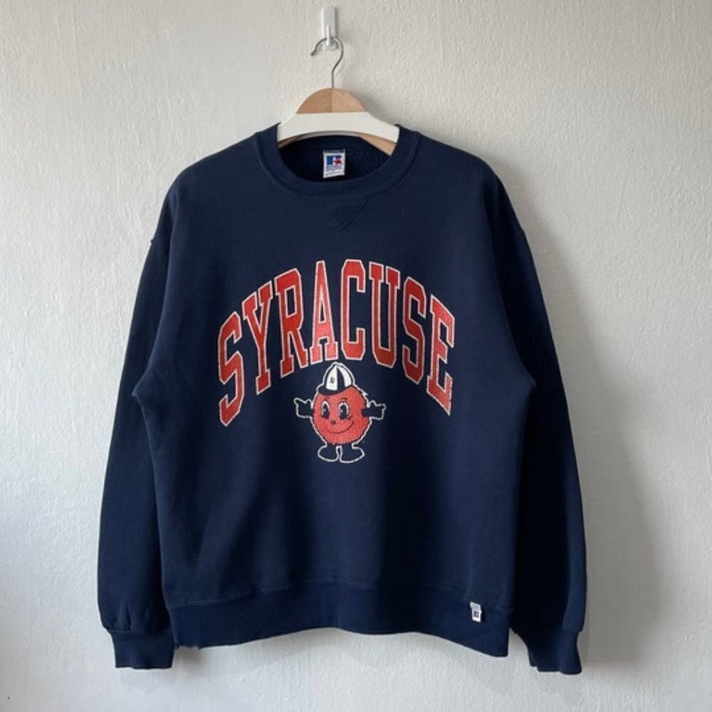 Vintage 90s Syracuse University Crewneck Sweatshirt